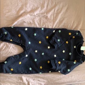 H&M 4-6 month stars one-piece